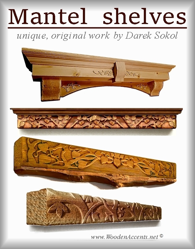 Wood Mantel Shelves Colorado Springs, Custom Fireplace Mantels Denver